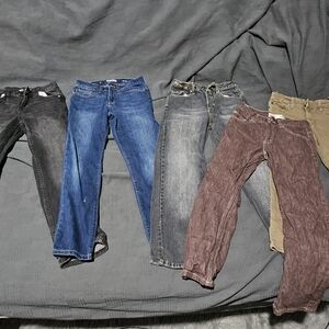 Levi's Kids Jeans in Black, Blue, Gray, Brown, and Tan